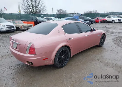 2005 Maserati Quattroporte z USA, uszkodzony, nr VIN ZAMCE39A450014479